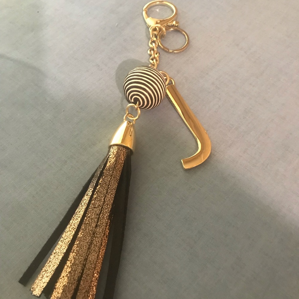 Keychain with Initial letter J